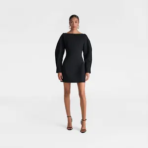KBB by KAHLANA Women's 'The Boatneck Mini Dress'