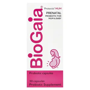 BioGaia Protectis MUM, Prenatal Probiotic, For Mum & Baby, 100 Million CFU, 30 Capsules
