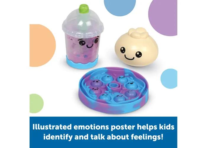 Learning Resources Bubble Tea Break Sensory Set – Fidget Activity for Social-Emotional Learning, Supports Focus, Calm, and Self-Regulation, Ages 3+, Great for Home, Classroom & Therapy