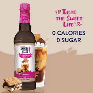 Skimpy Syrups Smores - 0 Calories, 0 Sugar, Dark Chocolate Flavor, Beverage