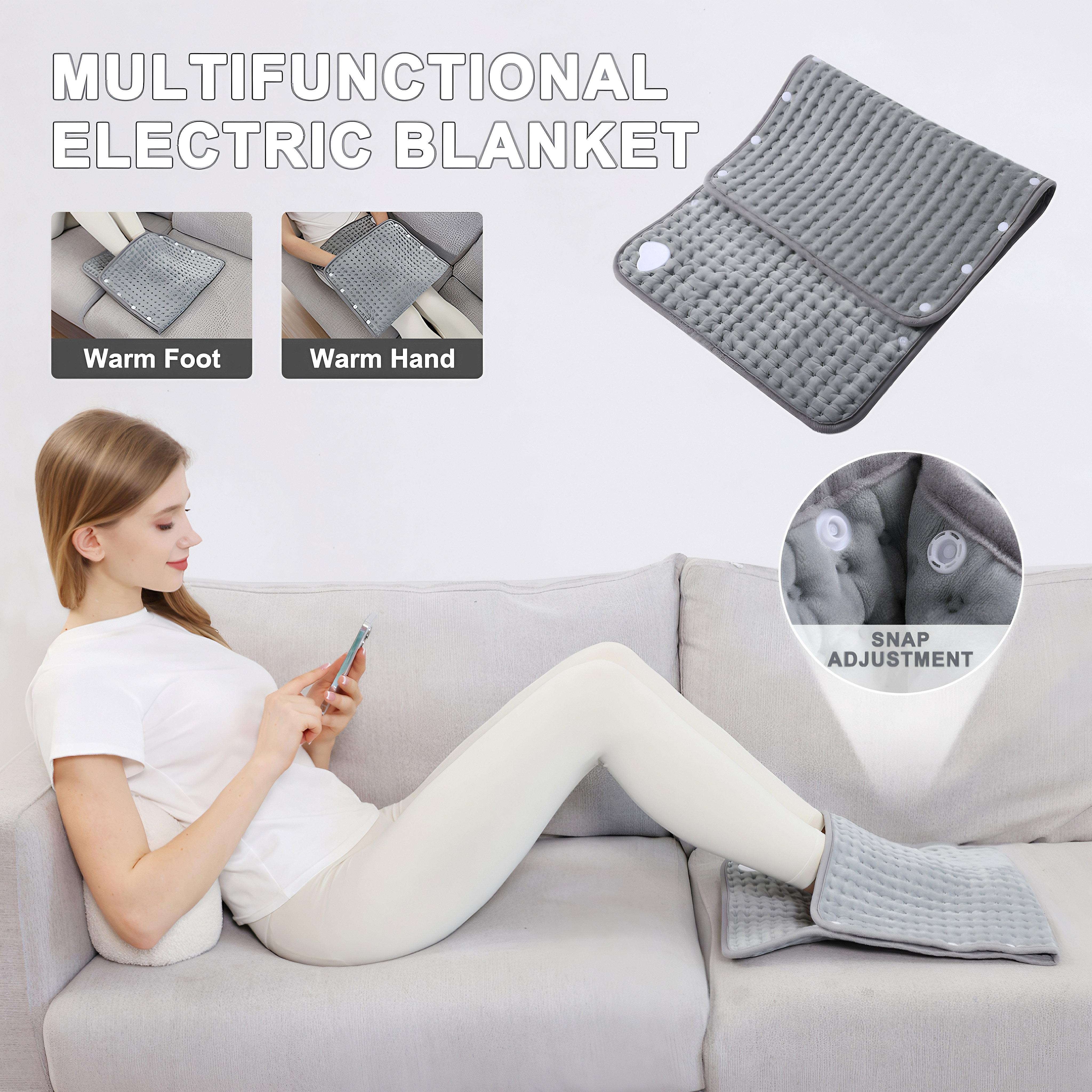 KINGTE Extra-Large Electric Heating Pad (40x20in) - 6 Heat Levels, 4 Timers, 131°F Quick Heating, Machine Washable, for Back/Neck/Shoulders, Menstrual Relief, Women's Gifts Including Mother's Day & Mom Presents, Mothers Day Gift, Gifts For Women
