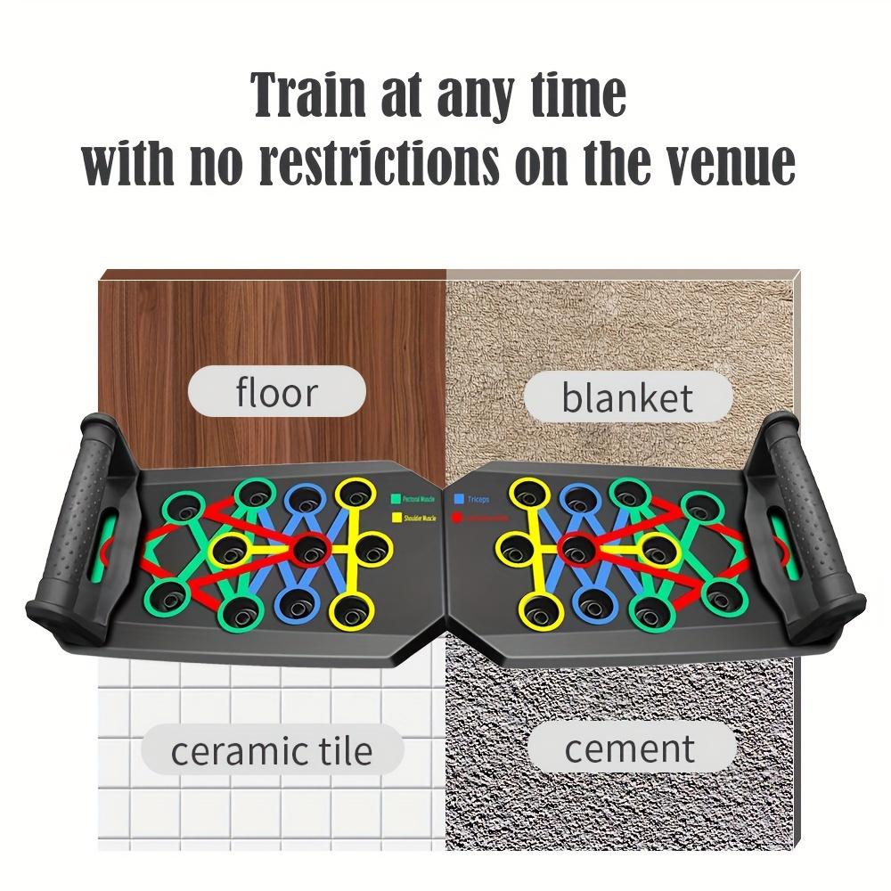 Push-Up Board Fitness, Portable Foldable 28-in-1 Push-Up Bar for Home Gym, Push-Up Handles for Floor, Professional Strength Training Equipment for Men and Women equipment multi-functional pushup Push Up Bars Multifunctional Workout Station Home Gym Rack,s