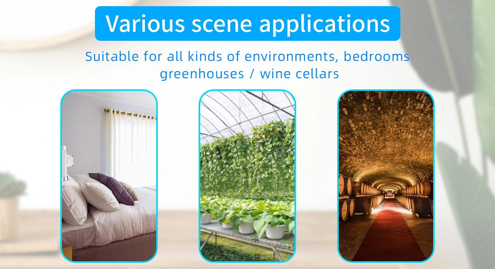 PROTMEX Tuya Wifi Bluetooth Thermometer Hygrometer Date Time Alarm Multifunctional with Smart Life APP Temperature Humidity