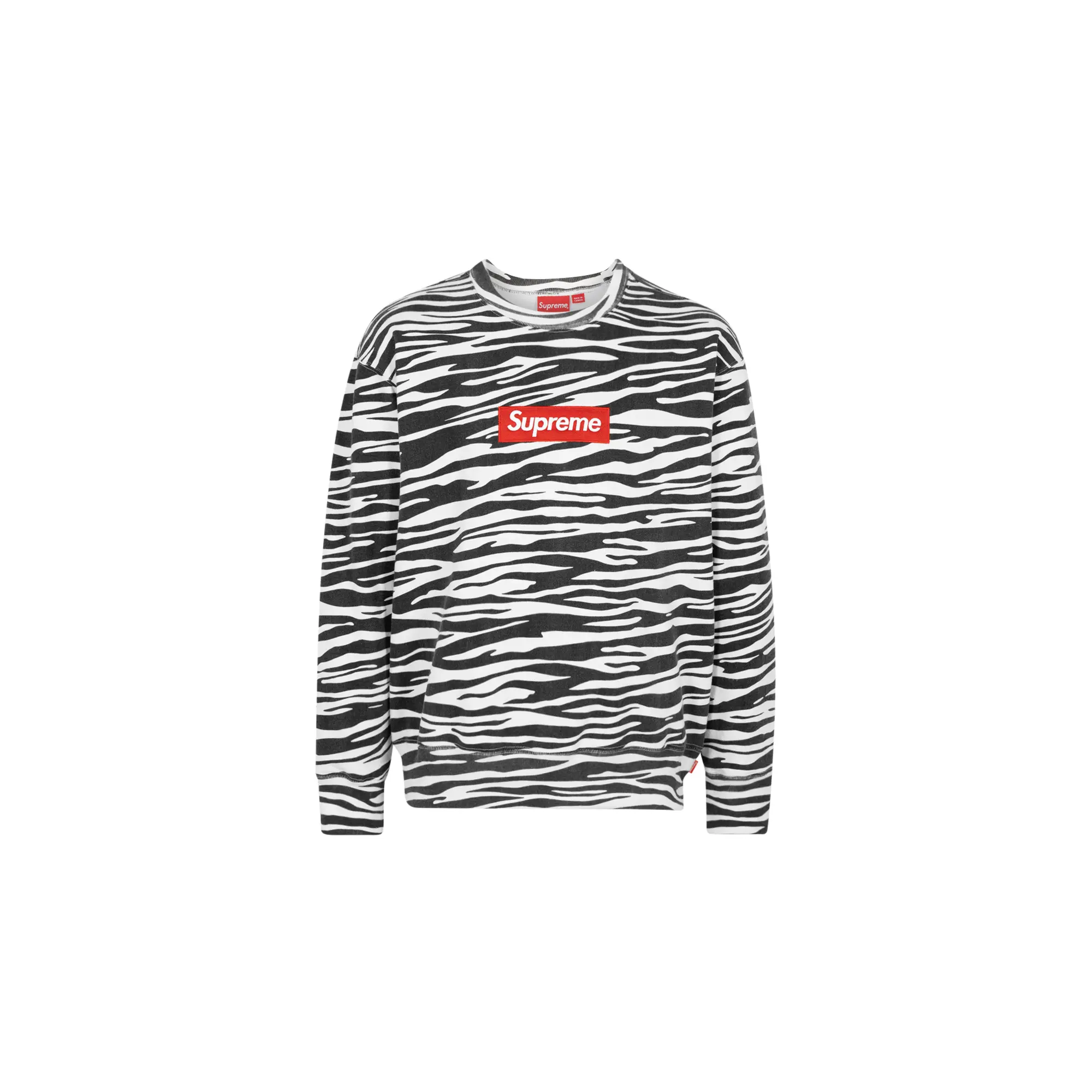 supreme pinstripe crewneck - TikTok Shop
