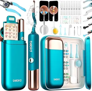 【Theatrical-Grade】Bebird Earsight Ultra Ear Wax Removal Tool , Ear Cleaner with Flexible Ear Camera Otoscope, Painless Visual Ear Pick Tweezers, Visual Scope Earwax Cleaning Dropper, Ear Cleaning Kit for Family