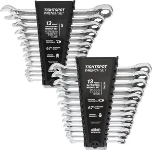 Jaeger 26Pc TIGHTSPOT Ratcheting Wrench Master Set - Metric & Inch/Sae Combination Sizes Jaeger Tools