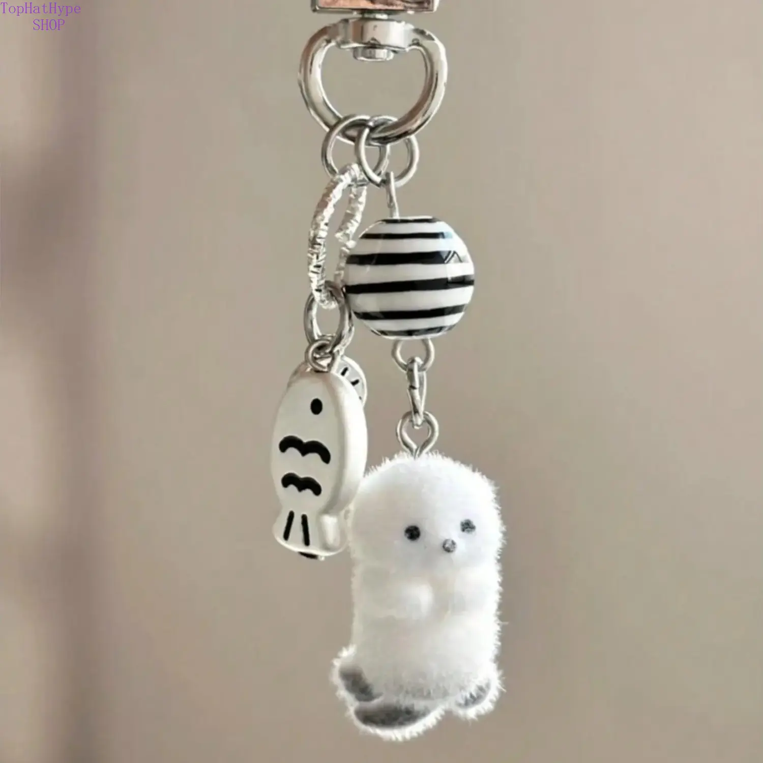 Cute Cartoon Sea Otter Keychain - Whimsical Fashion Accessory, Women's Bag Charm, Exquisite All-Match Daily Keyring, Soft Birthday Present, Mini Gifts for Coworkers, Keychain Accessory, Cute Keychains