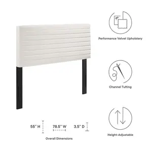 Modway Tranquil King/California King Headboard in White