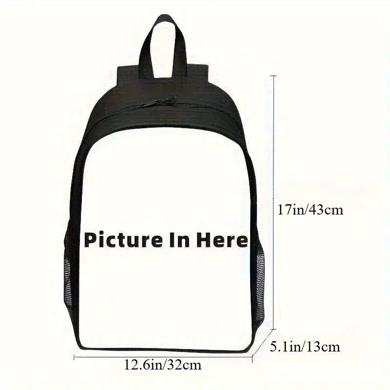 Customizable backpack, multi-functional backpack, suitable for daily commuting, hand washable, easy to carry, suitable for outings and travel, personalized photo bag, ideal gift.