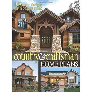 USED-Country & Craftsman Home Plans: 100 Home Designs That Let Nature Speak by Design America Inc. (Unknown)