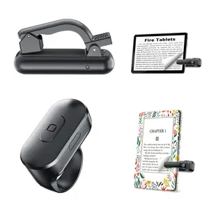 Lentok Remote Page Turner Ring for Kindle, iPad & Tablets - Hands-Free Reading Controller & Camera Shutter - Fits Thick Cases