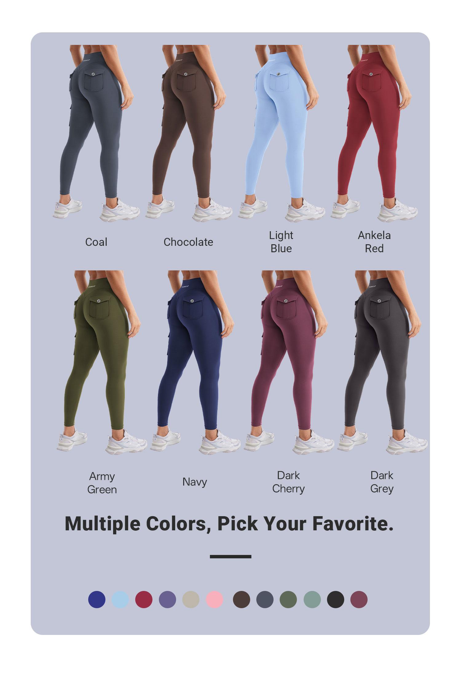 YEOREO CoreFlex Workout Cargo Leggings with Pockets for Women Hidden Scrunch Butt Lifting Leggings Gym Yoga Pants SpringStatements
