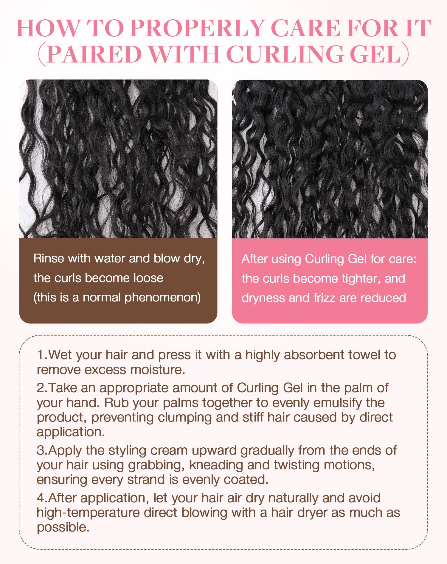 GOO GOO Hair Extensions Elf Curl Clip in Human Hair Extensions, 7pcs/9pcs 18-24inch curly hair，Elf Curl Clip in Human Hair Double Weft Natural Curl Hair Full Head for Women summer hairstyles #sohochic