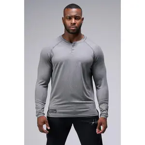GTS Fitted Henley Long Sleeve