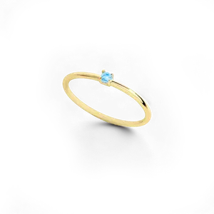 Super Dainty Birthstone Stacking Ring