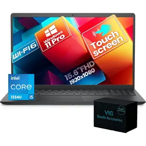 Dell Inspiron 15 3530 Touchscreen Laptop - Windows 11 Pro, Intel 10-Core i5-1334U (Up to 4.6GHz), 15.6" FHD Anti-Glare Display, Copilot AI for Student and Business, WiFi 6 | 8/16/32GB RAM + 512GB/1TB SSD