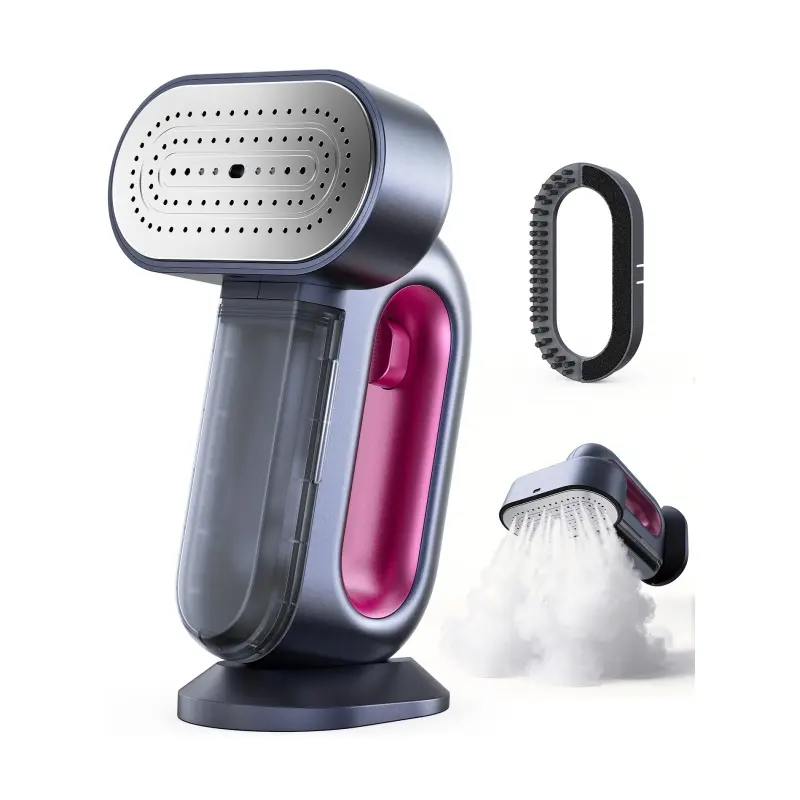 Jack&Rose Portable Handheld Clothing Steamer, Turbo Boost Strong Penetrating Steam, 140℃ Constant Temp Panel, 210ML Self-Clean Garment Steamer for Heavy Coats,back to school,back to school haul