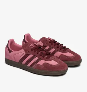 adidas Samba OG Pink Spark Shadow Red IH6704 Women's Fashion Shoes New