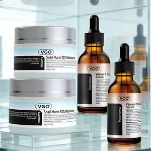 VGO Daily Hydration Care with Vitamin C Serum & Snail Mucin Cream