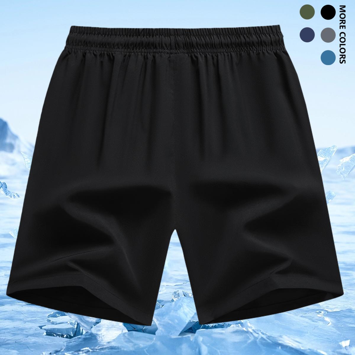 4pcs Men'S Ultra-Light Quick-Dry Sports Shorts with Zipper Pockets - Stylish Casual Running and Fitness Gear, Perfect for Outdoor Activities, Beach, and Gym, Elastic Waistband, Men Running Short, Shorts For Men, Gym Clothes For Men, Running Shorts For Men
