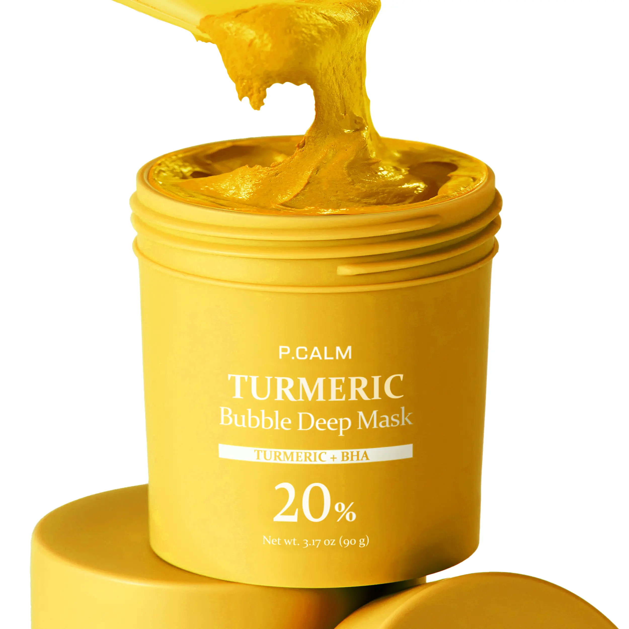[P.CALM Official] Turmeric Bubble Deep Mask 20%