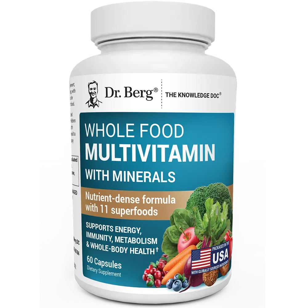 Whole Food Multivitamin with Minerals (Previously known as Keto Energy) - 60 Capsules Dietary Edible Fitness Supplement Optimum