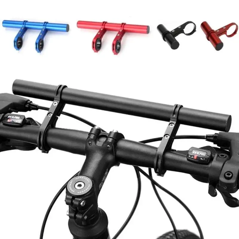 Bicycle Handlebar Extended Bracket MTB Headlight Mount Extented Bar Road Mountain Bike Handlebar Extender Rack Parts