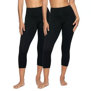 Sueded Athletic Capri Legging 2-Pack