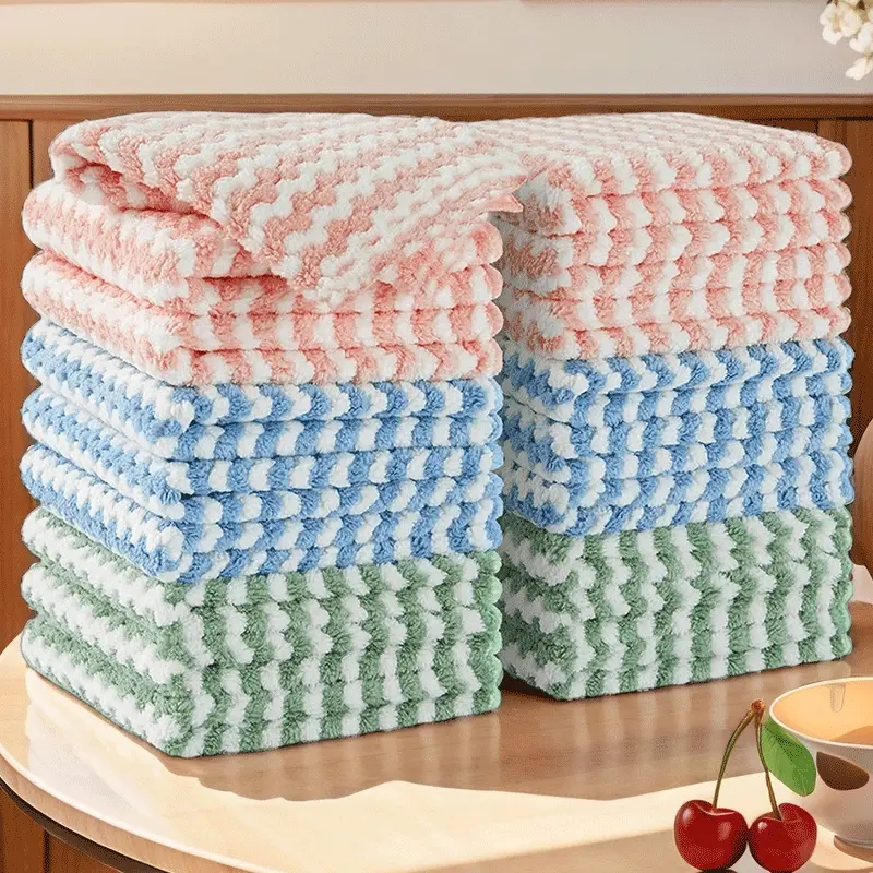 Mexican Kitchenware 20-Piece Microfiber Cleaning Towels Kit - Microfiber Soft Absorbent, Paint-Safe Wipe, Tough Cloth Resists Fraying, Glass & Steel Safe, Lint-Free Washable Multipurpose Cloths for Kitchen/Bathroom Use