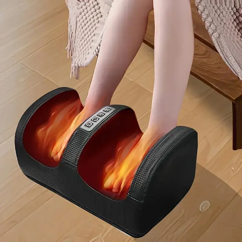 Relaxing Heat Foot Massager Machine for Circulation & Relaxation - US Plug, 1300g, Perfect for Father's Day & Mother's Day Gifts - Fathersdaygift Massagemachine Massagetool