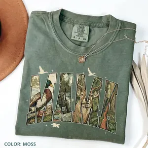 Comfort Colors Mama Duck Mallard Hunting T Shirt, Deer Mallard TShirt, Y2K Deer Hunting, Mama of Hunter Shirt