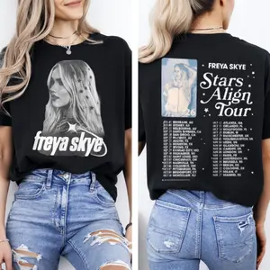 Freya Skye Tour 2026 Concert Unisex Tshirt, Stars Align Graphic Sweatshirt Or Hoodie, Unisex Sweater Pullover Tee