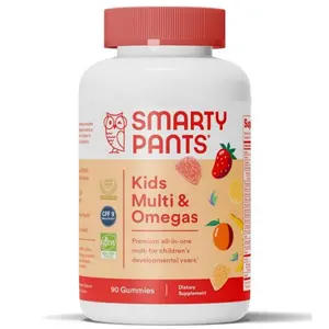 SmartyPants Kids Multi & Omegas – 90 Gummies – Children’s Multivitamin