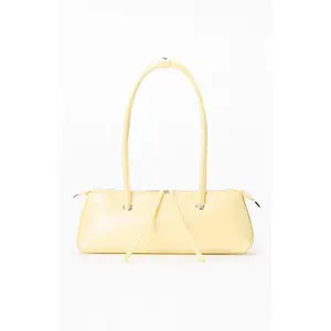 Pacsun Women's Yellow Faux Leather Slip Shoulder Bag