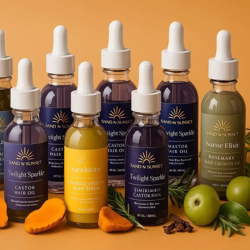 Hair and body oils , sandnsunset hair and body oils , hair growth oil