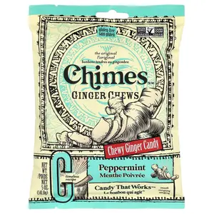 Chimes Ginger Chews, Peppermint, 5 oz (141.8 g)