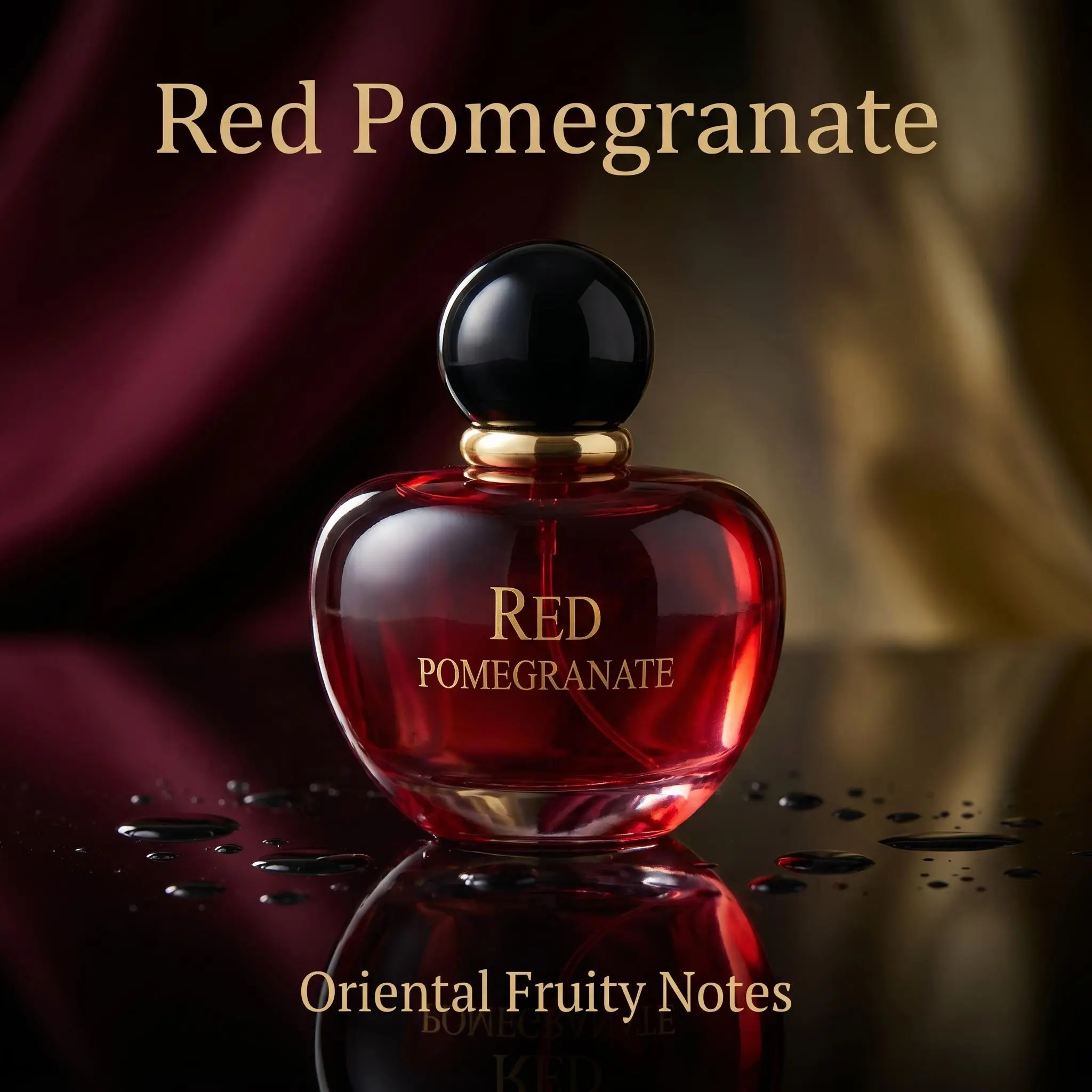 Women's Red Pomegranate Rose Vibrant EDP - 80ml Long-Lasting Fruity-Woody Perfume with Pomegranate, Blackcurrant, Lemon, Cypress, Musk, Patchouli Scents, Alcohol-Base Daily Wear Luxury Fragrance Gift for Her, Rose Vibrant For Women floral