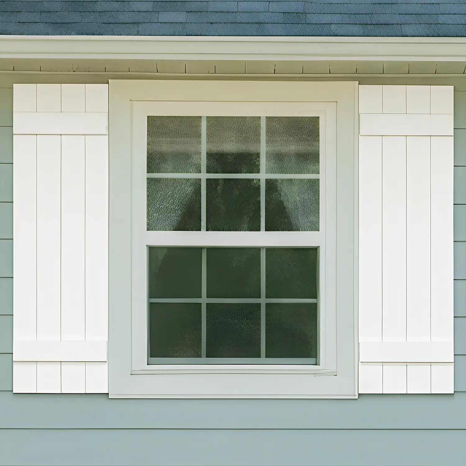 Spaco Decorative Exterior Window Louver Shutters, Weather-Resistant Polypropylene Material, Wall-Mounted, Hardware-Included, Easy DIY Installation - Window Hardware, Window Louvers