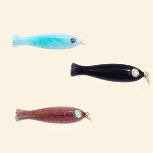 Painted Fish Charm/ Pendant