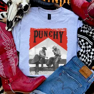 Youth & Adult Punchy Cowboys Shirt Sweatshirt, western clothing, western tops, western cowgirl stuff, punchy western wear, western outfits for women
