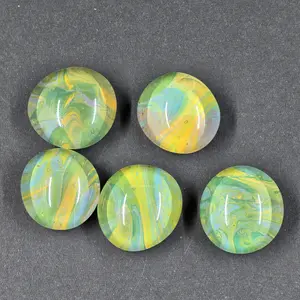 Magnet set small magnet set of 5 hand painted glass magnet