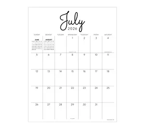 TF Publishing Large Art Poster Wall Calendar July 26- June 27