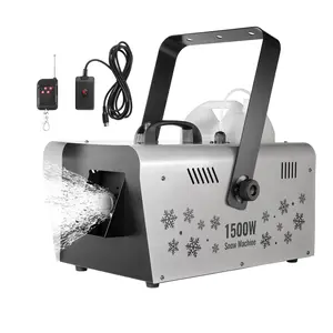 VEVOR Snow Machine,  , 1500W Snow Maker Machine with 2 Remotes Control and 5L Large Capacity Water Tank, High Output Snowflake Maker Stage Snow Effect for Christmas, Halloween, Wedding, DJ Parties