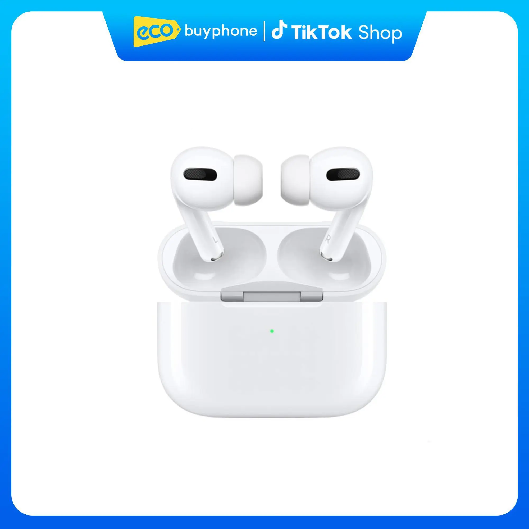 Refurbished Apple AirPods Pro Wireless Noise-Canceling Audio Headphone Device, Wireless Earbuds for Workouts, with 1-Year Warranty