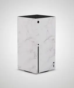White Marble Xbox Series X Console Skin