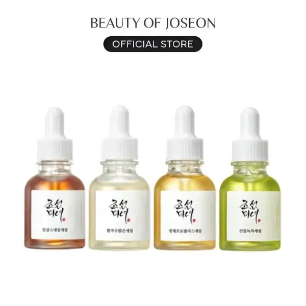 [Beauty of Joseon Official] Perfect Hanbang Palette (4 Full-sized Serum Gift Set) | Lightweight Korean Skincare for All Skin Types, Hberal Ginseng, Moisturizing, Hydrating, Brightening, Soothing
