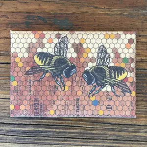 1890 Bees Fridge Magnet