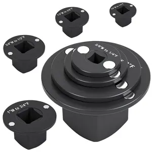 4PC Low Profile Impact Socket Adapter Set, Drive Ratchet Adapter Set, Designed for Tight Spaces