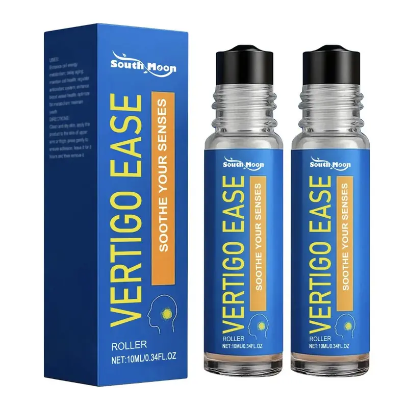 [buy one free one] Vertigo Ease Aromatherapy Roll -Essential Oils for Dizziness & Nausea -10ml
