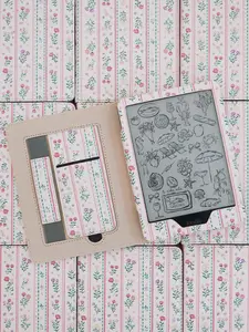 Field of Dreams Pink Floral Kindle Case